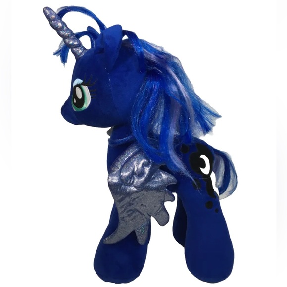 2015 BUILD A BEAR My Little Pony Princess Luna Nightmare Moon Plush Pegasus 16" - Picture 3 of 7